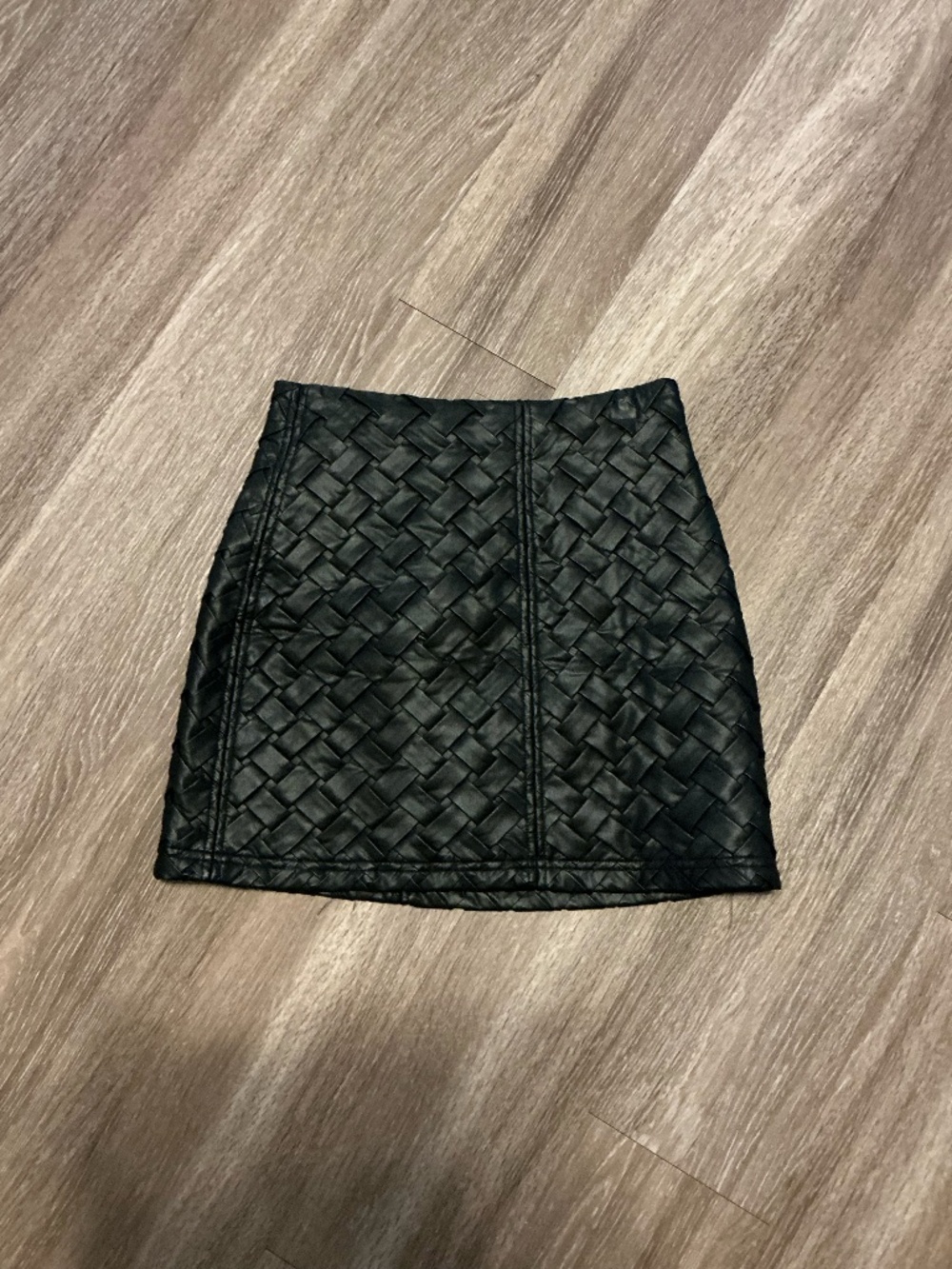 Top shop leather skirt